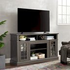 58 Classic TV Stand with Open & Closed Storage for TVs Up to 65