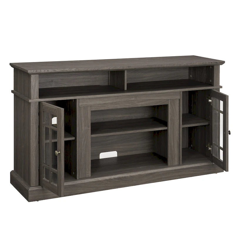 58 Classic TV Stand with Open & Closed Storage for TVs Up to 65