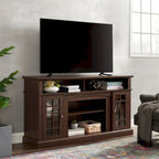 58 Classic TV Stand with Open & Closed Storage for TVs Up to 65