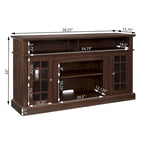 58 Classic TV Stand with Open & Closed Storage for TVs Up to 65