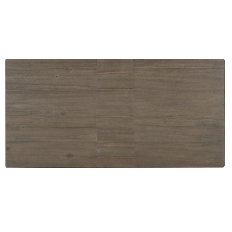 7-Piece Wooden Dining Table Set with 6 Chairs & Extendable Table