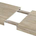 7-Piece Wooden Dining Table Set with 6 Chairs & Extendable Table