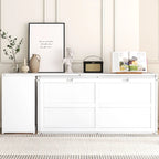 Queen Wooden Murphy Bed with Rotating Desk, Foldable Cabinet