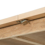 7-Piece Wooden Dining Table Set with Extendable Table, 6 Armless & 2 Armchairs