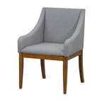 Rustic Style 7-Piece Extendable Dining Table Set with Removable Leaf, 2 Arm Chairs and 4 Armless Chairs