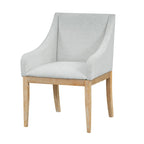 Rustic Style 7-Piece Extendable Dining Table Set with Removable Leaf, 2 Arm Chairs and 4 Armless Chairs