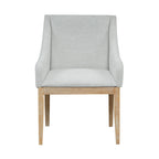 Rustic Style 7-Piece Extendable Dining Table Set with Removable Leaf, 2 Arm Chairs and 4 Armless Chairs