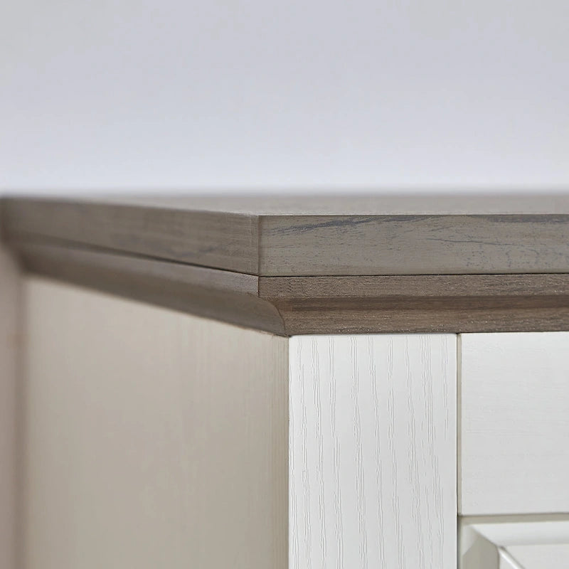 Farmhouse 5-Drawer Gentlemen's Chest, Tall Chest of Drawers, Organizer Storage for Living Room