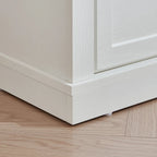 Farmhouse 5-Drawer Gentlemen's Chest, Tall Chest of Drawers, Organizer Storage for Living Room