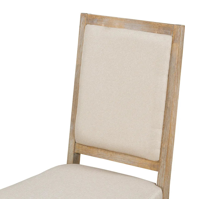 Curved 4 Piece Kitchen Chair Dining Chair Set with Upholstered, Solid Wood Legs for Dining Room Kitchen Living Room Bedroom