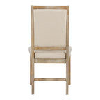 Curved 4 Piece Kitchen Chair Dining Chair Set with Upholstered, Solid Wood Legs for Dining Room Kitchen Living Room Bedroom