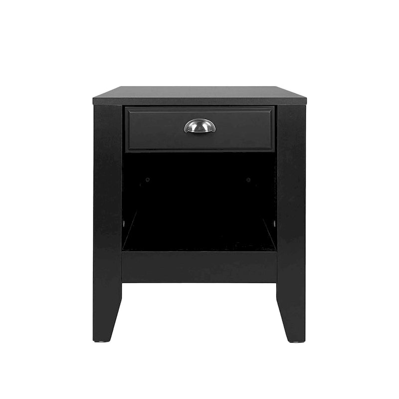 Foisy Faux Wood Nightstand with Drawer by Christopher Knight Home