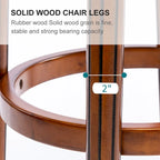 Leather Wooden Bar Stools