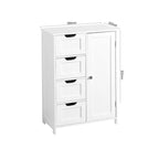 Bathroom Storage Cabinet with Adjustable Shelf and Drawers