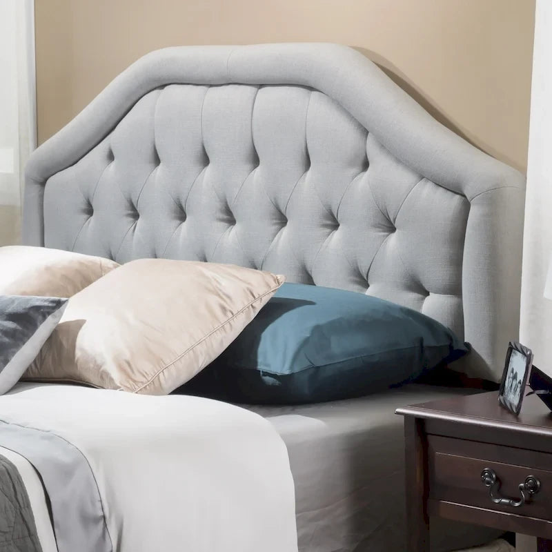 Angelica Adjustable Full/ Queen Tufted Headboard by Christopher Knight Home