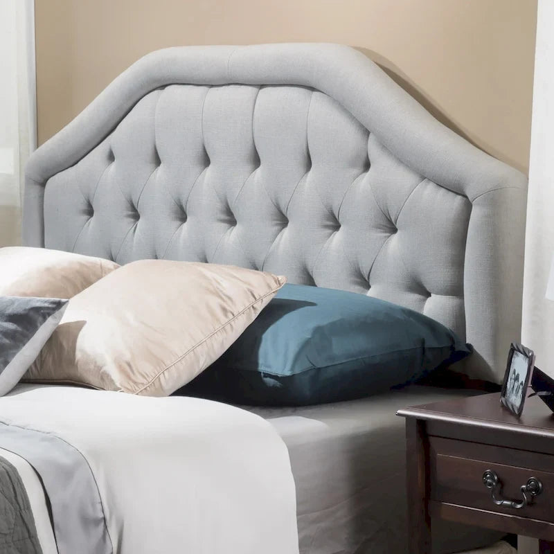 Angelica Adjustable Full/ Queen Tufted Headboard by Christopher Knight Home