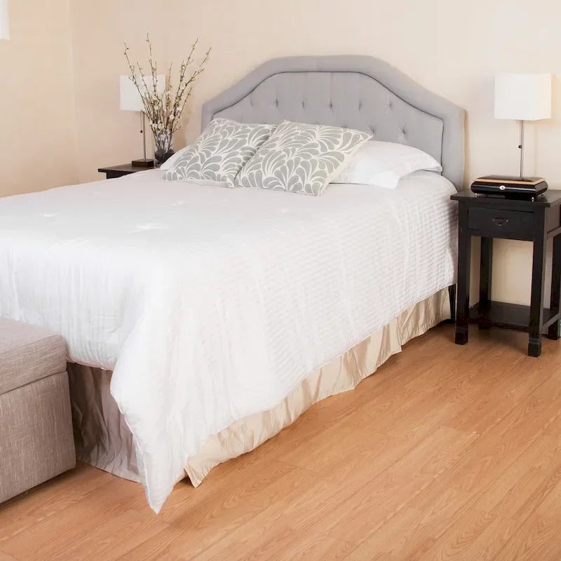 Angelica Adjustable Full/ Queen Tufted Headboard by Christopher Knight Home