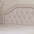 Angelica Adjustable Full/ Queen Tufted Headboard by Christopher Knight Home