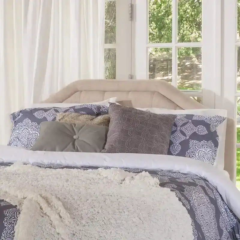 Angelica Adjustable Full/ Queen Tufted Headboard by Christopher Knight Home