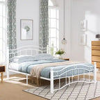 Bouvardia Contemporary Iron Bed Frame by Christopher Knight Home