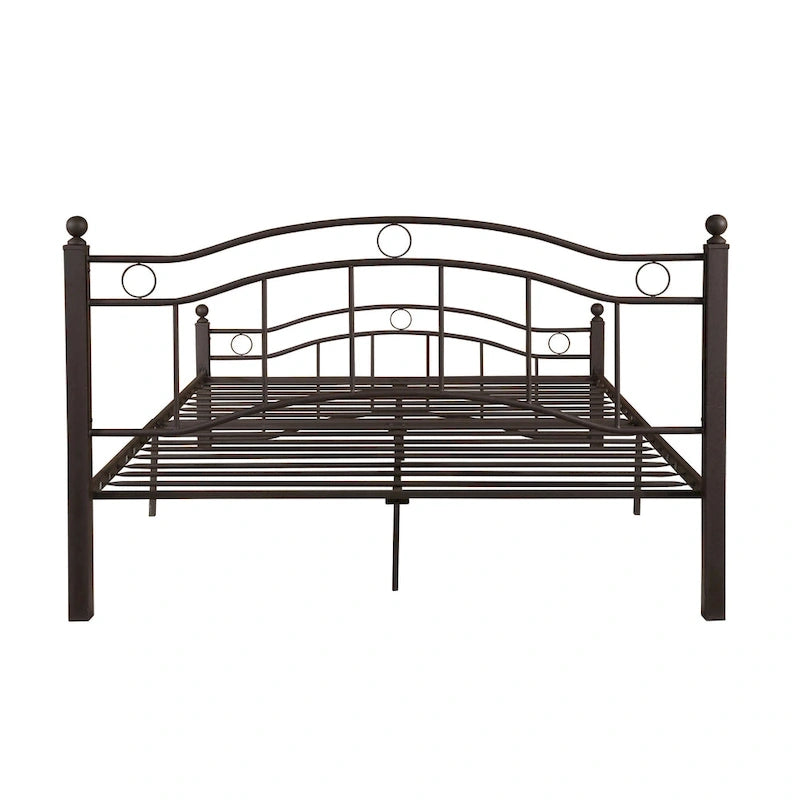 Bouvardia Contemporary Iron Bed Frame by Christopher Knight Home
