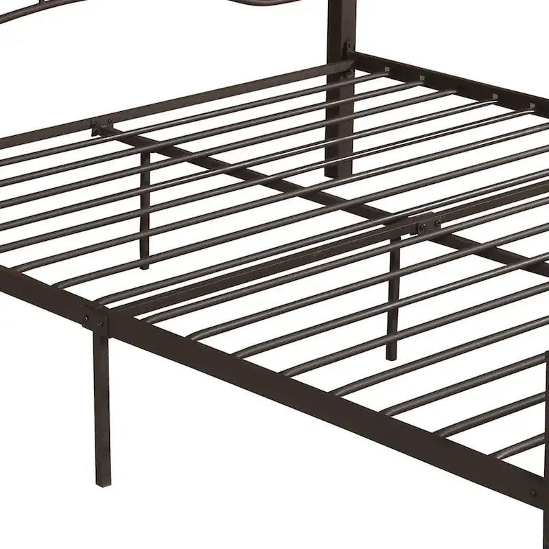 Bouvardia Contemporary Iron Bed Frame by Christopher Knight Home