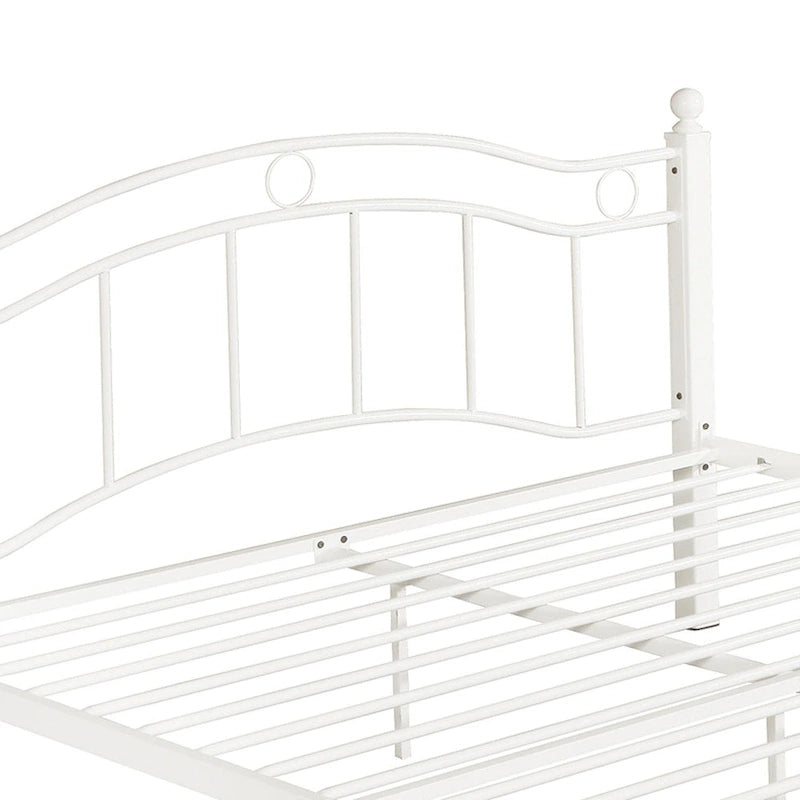Bouvardia Contemporary Iron Bed Frame by Christopher Knight Home