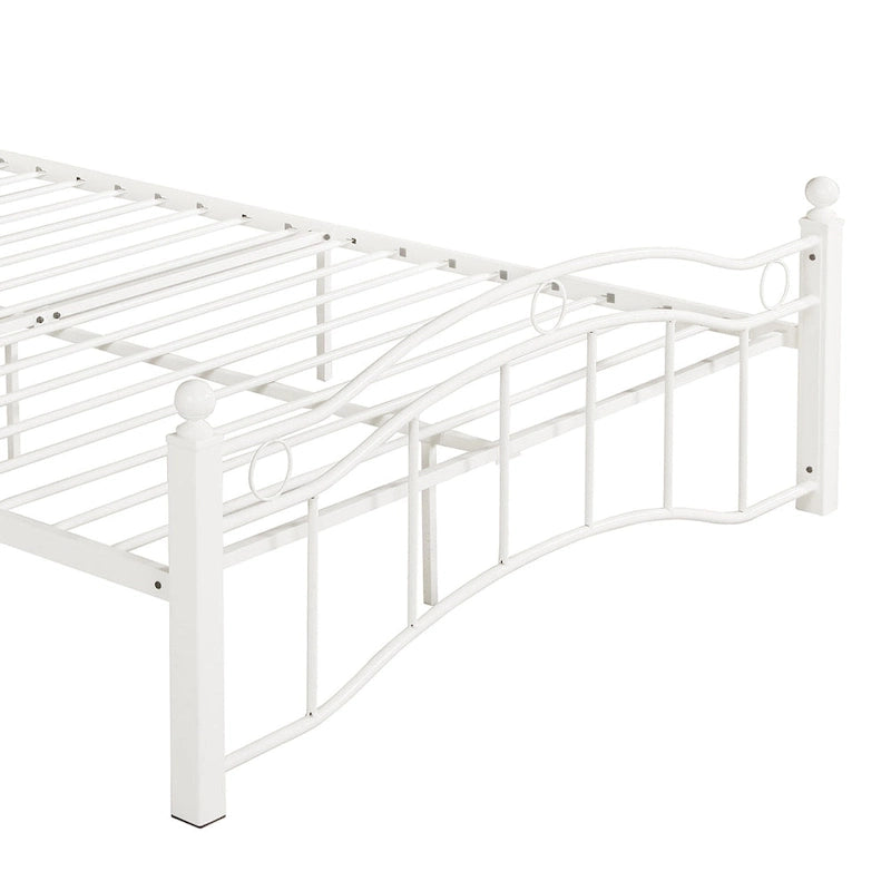 Bouvardia Contemporary Iron Bed Frame by Christopher Knight Home