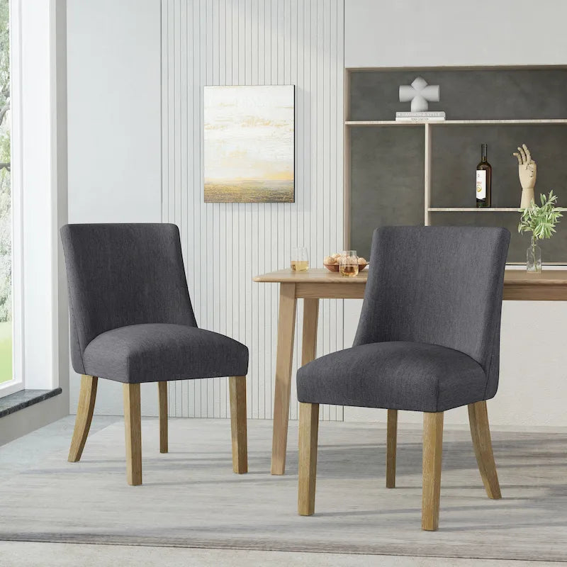 Frances Fabric Dining Chair (Set of 2) by Christopher Knight Home