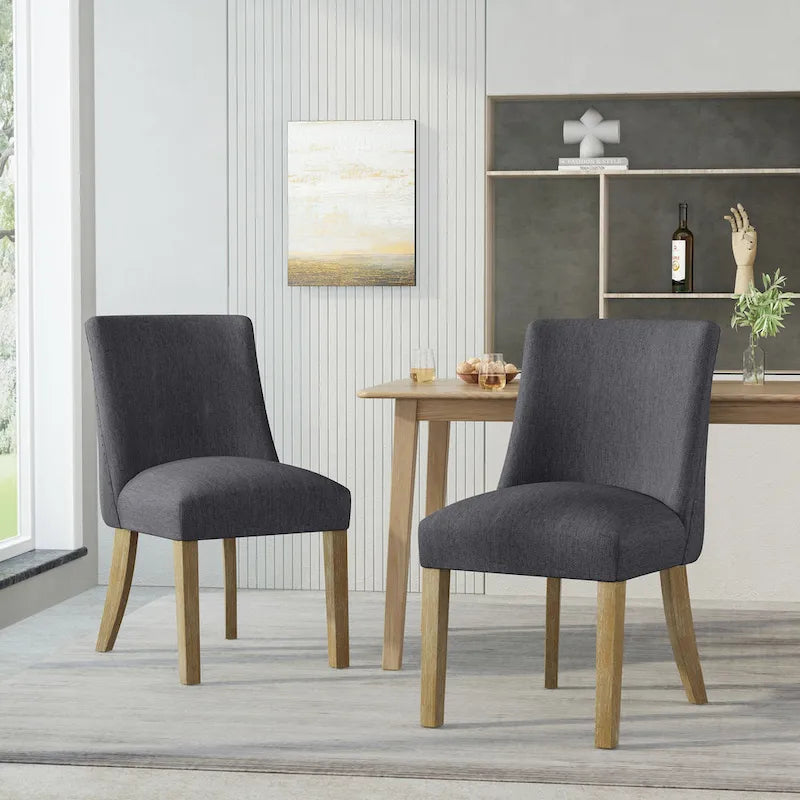Frances Fabric Dining Chair (Set of 2) by Christopher Knight Home