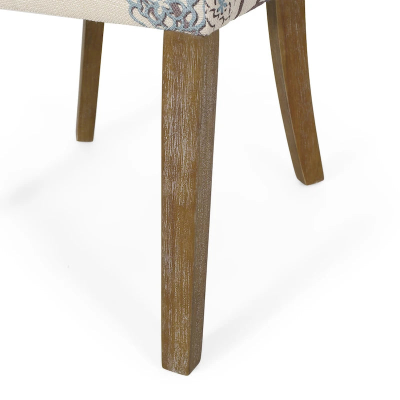 Frances Fabric Dining Chair (Set of 2) by Christopher Knight Home