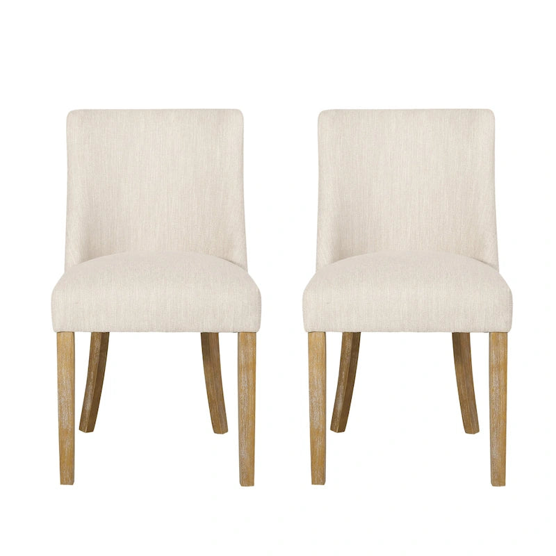 Frances Fabric Dining Chair (Set of 2) by Christopher Knight Home