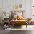 Middlebrook Blaney Solid Wood Spindle Platform Bed