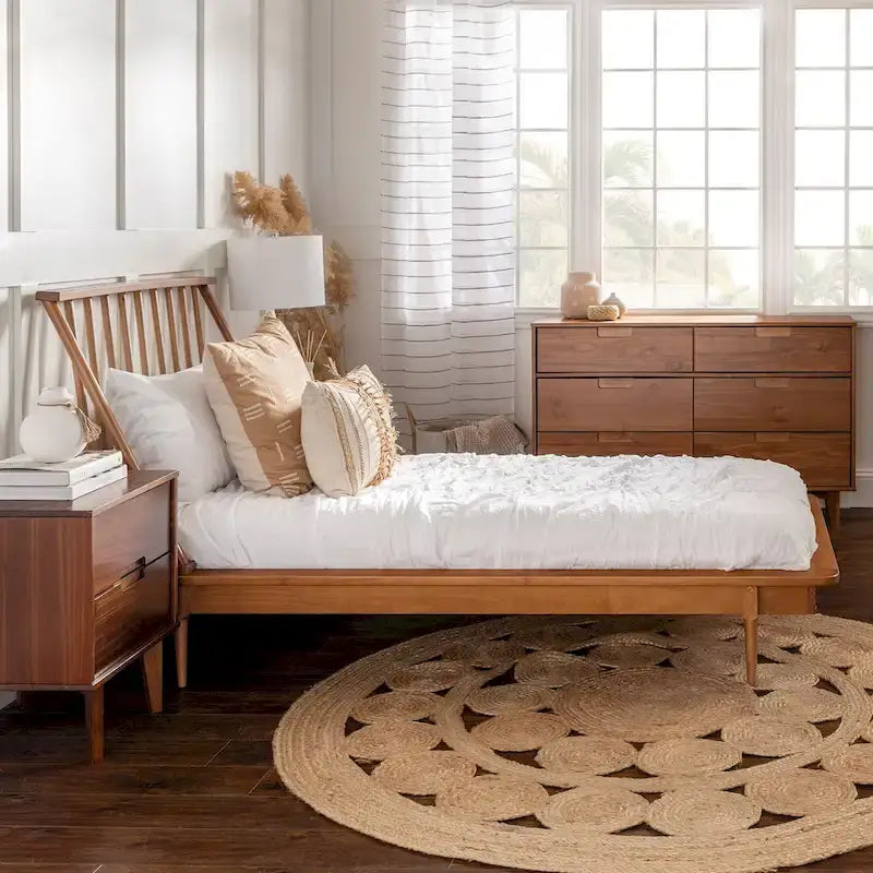 Middlebrook Blaney Solid Wood Spindle Platform Bed
