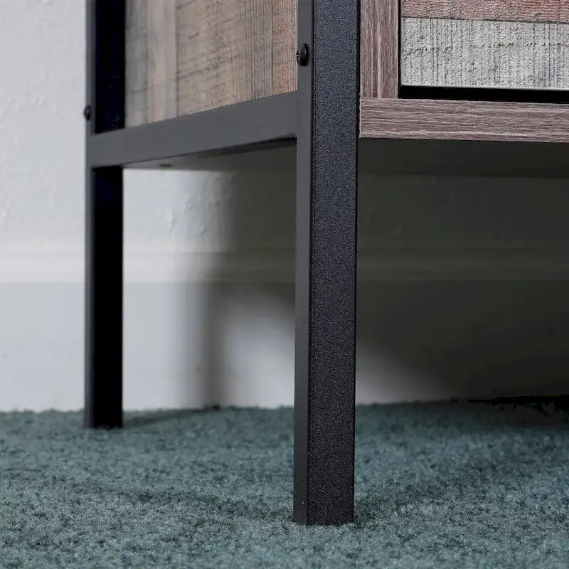 Carbon Loft Navid 4-drawer Chest with Metal Frame and Legs