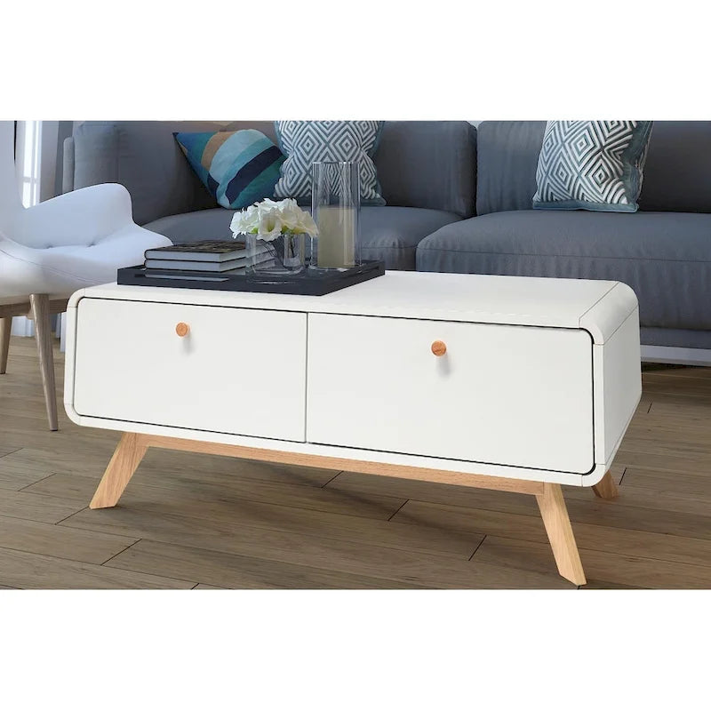 Ren Home Leva Media Console TV Stand with Storage