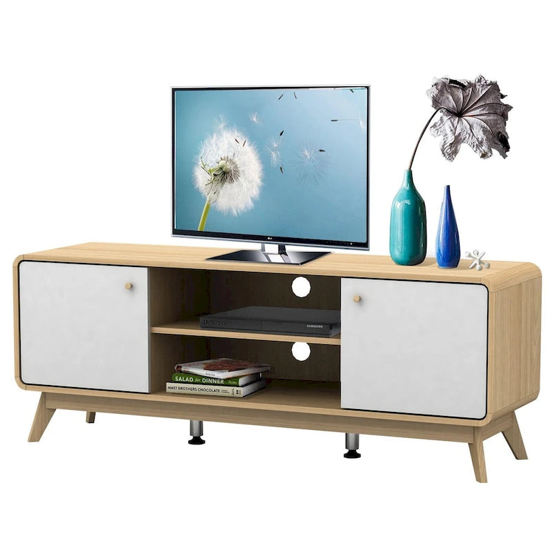 Ren Home Leva Media Console TV Stand with Storage