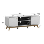 Ren Home Leva Media Console TV Stand with Storage