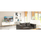 Ren Home Leva Media Console TV Stand with Storage