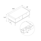 Ren Home Leva Media Console TV Stand with Storage