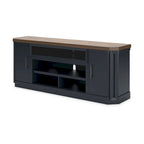 Signature Design by Ashley Brown and Blue Landocken 83 TV Stand - 83W x 20D x 33H