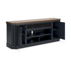 Signature Design by Ashley Brown and Blue Landocken 83 TV Stand - 83W x 20D x 33H