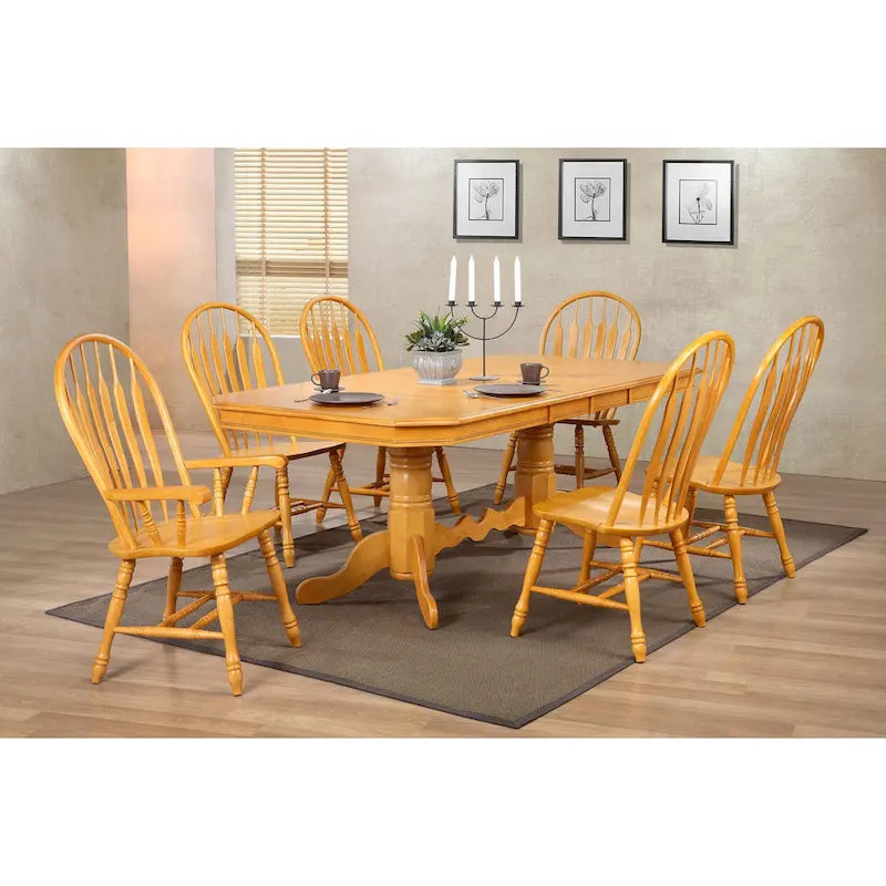 Oak Selections Side Chair (Set of 2) - 22L x 20.5W x 41H