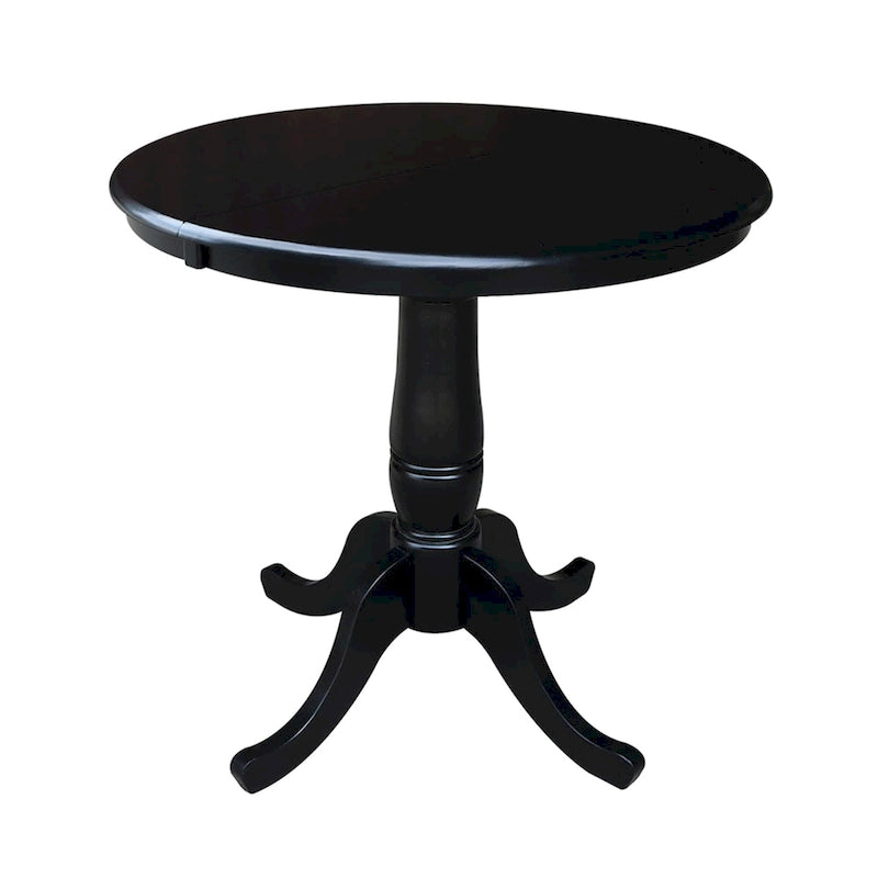 36 Round Extension Dining Table With 4 San Remo Chairs