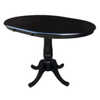 36 Round Extension Dining Table With 4 San Remo Chairs