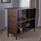 Samala 5-Piece Acacia Wood Bar Set by Christopher Knight Home