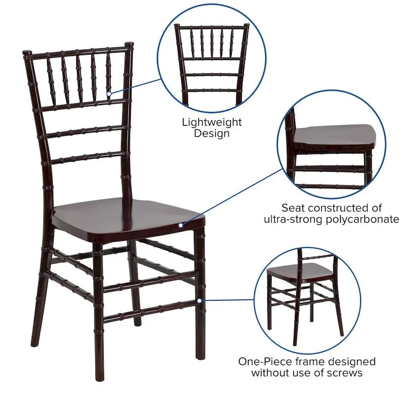 Resin Stacking Chiavari Chair - Hospitality and Event Seating