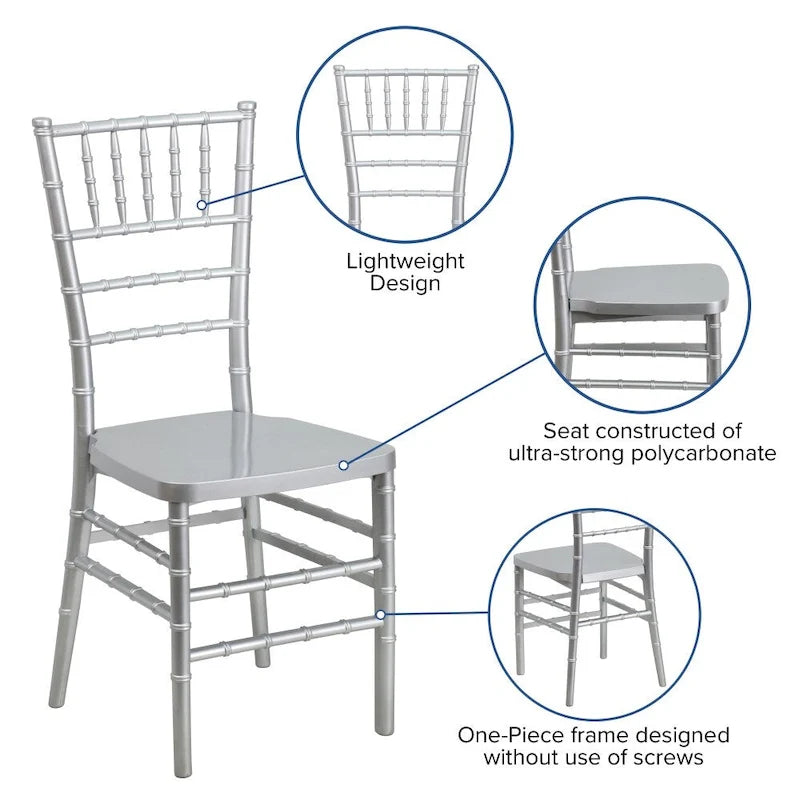 Resin Stacking Chiavari Chair - Hospitality and Event Seating