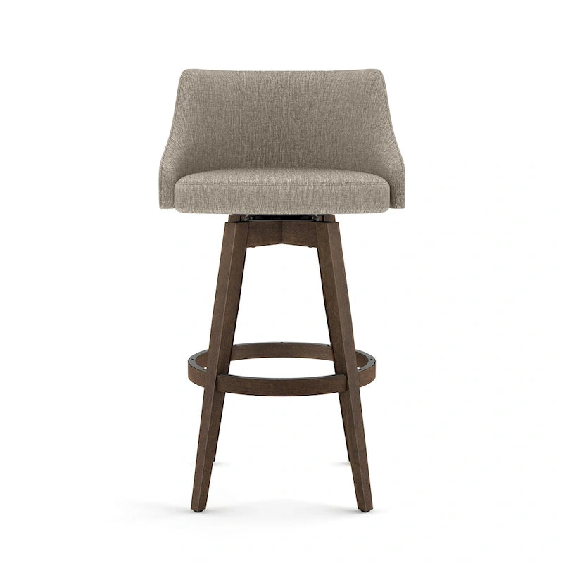 Amisco Nolan Swivel Counter and Bar Stool