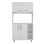 FM Furniture Wenden 2 Piece Kitchen Set, Brooklyn 46 Kitchen Island and Colorado Pantry Cabinet